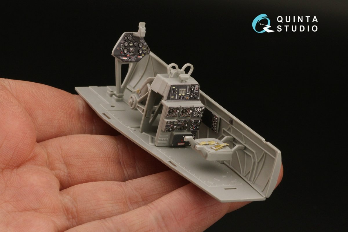 Quinta Studio QD48289 Ar 196A-3 3D-Printed &amp;amp; coloured Interior on decal paper (Italeri) 1/48 – imagen 8