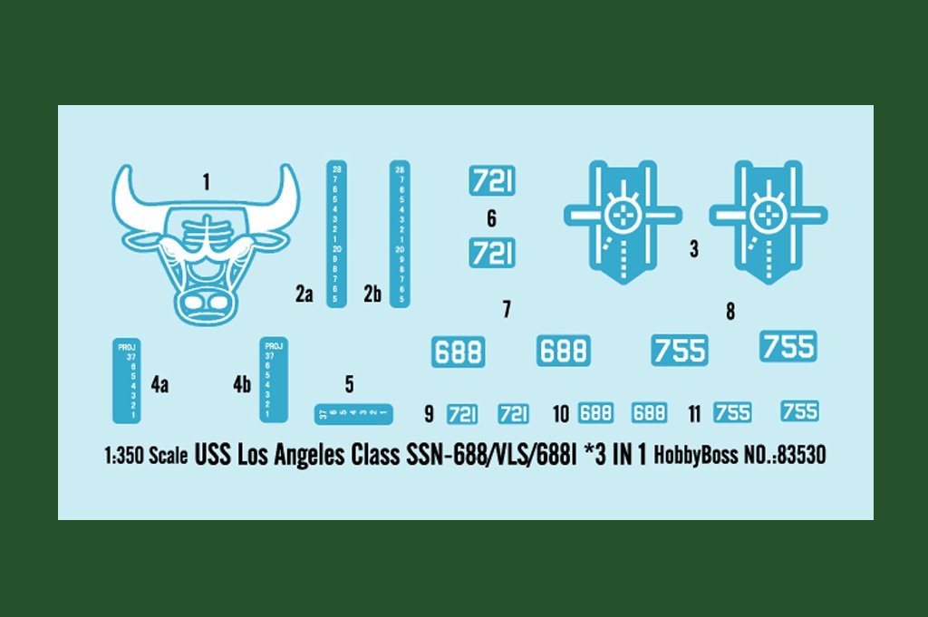 Hobby Boss 83530 USS Los Angeles Class SSN-688/VLS/688I 3 in1 1/350 – immagine 4