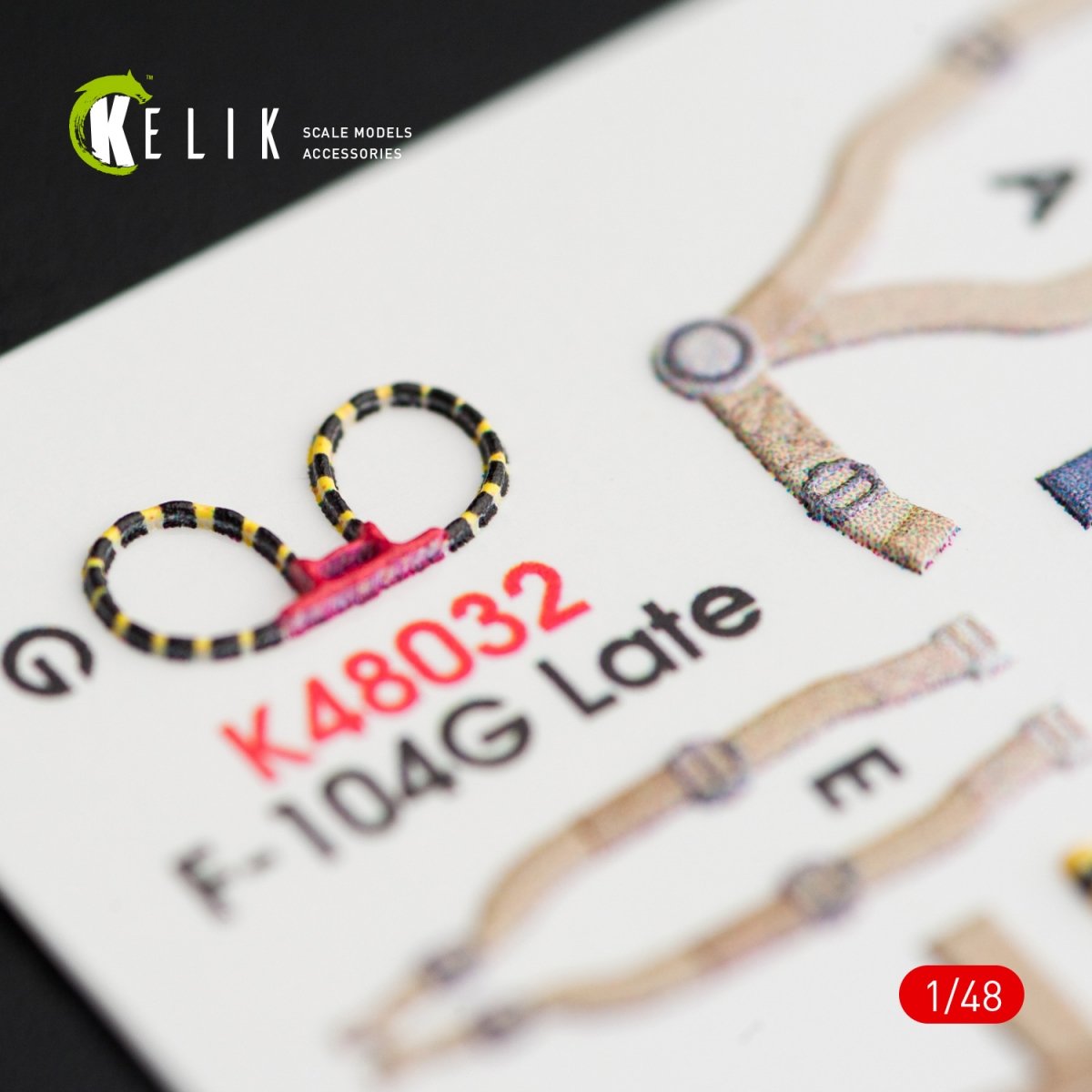KELIK K48032 F-104G &amp;quot;STARFIGHTER&amp;quot; LATE TYPE INTERIOR 3D DECALS FOR HASEGAWA KIT 1/48 – Bild 4