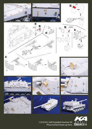 MK1 Design MM-35003 R.O.K.A K9 DETAIL-UP ETCHED PARTS 1/35 – Bild 2