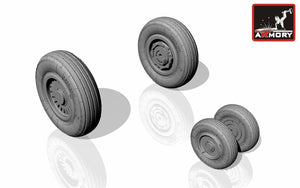 Armory Models AW72021 Mikoyan MiG-25 Foxbat wheels 1/72 – immagine 3