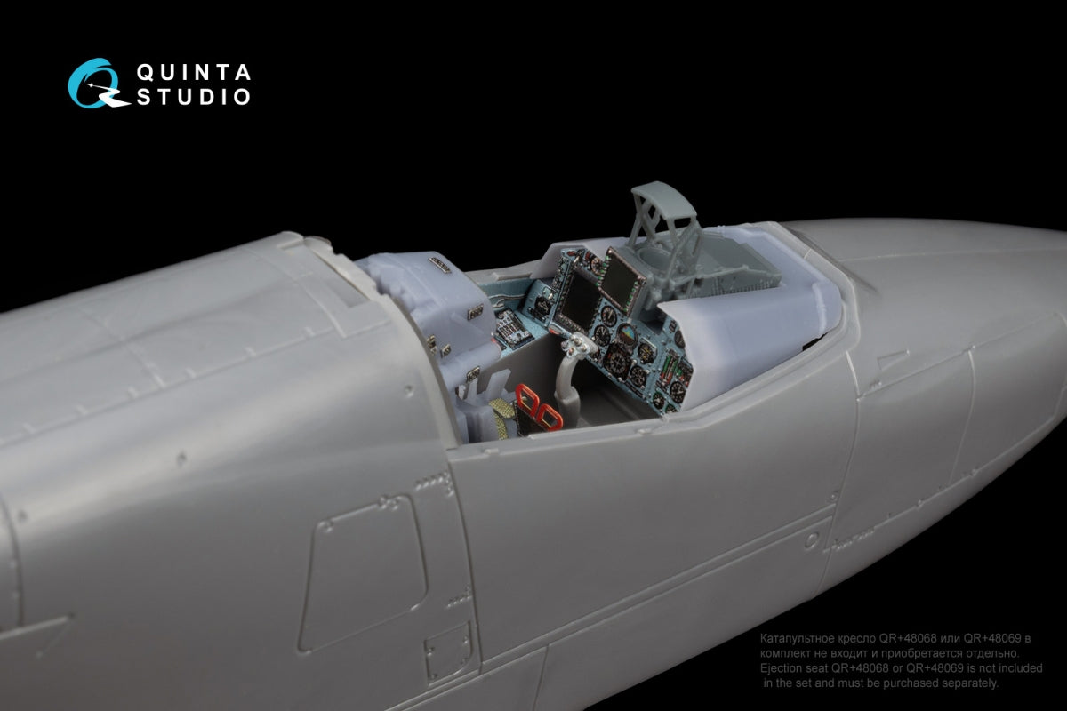 Quinta Studio QD+48438 Su-25SM/SM3 3D-Printed coloured Interior on decal paper (Zvezda/Quinta Models/Arma Models) 1/48 – Bild 9