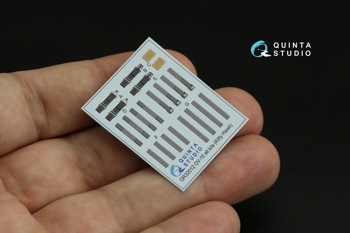 Quinta Studio QD32079 OV-10D 3D-Printed &amp;amp; coloured Interior on decal paper (KittyHawk) 1/32 – Bild 8