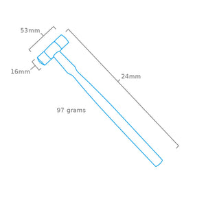 Modelcraft PHA5180 Brass Jewellers Hammer (3oz/84g) – immagine 2