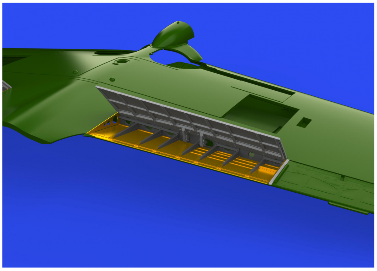 Eduard 648724 A6M2 landing flaps PRINT EDUARD 1/48 – image 2