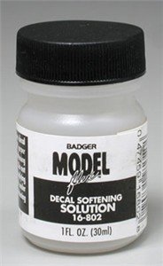 Badger Air-Brush Decal Softening Solution, 1 oz Co. 16802