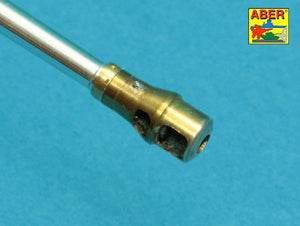 Aber 35L-245 7,5 cm barrel with muzzle brake for Panther Ausf.A 1/35 – immagine 3