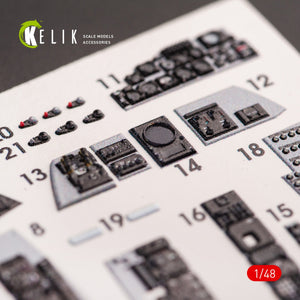 KELIK K48070 F-4E &amp;quot;PHANTOM II&amp;quot; INTERIOR 3D DECALS FOR MENG KIT 1/48 – Bild 7