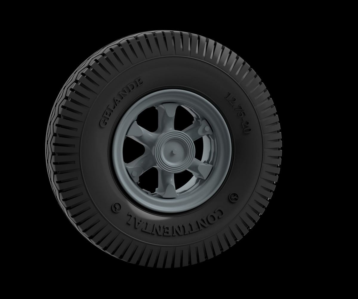 Panzer Art RE35-801 Vomag 8LR 9t truck Road wheels (Continental) 1/35 – immagine 4
