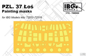 IBG 72M002 PZL.37 Łoś Painting masks 72511-516 1/72