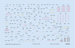Eduard D48083 MiG-23BN stencils TRUMPETER 1/48