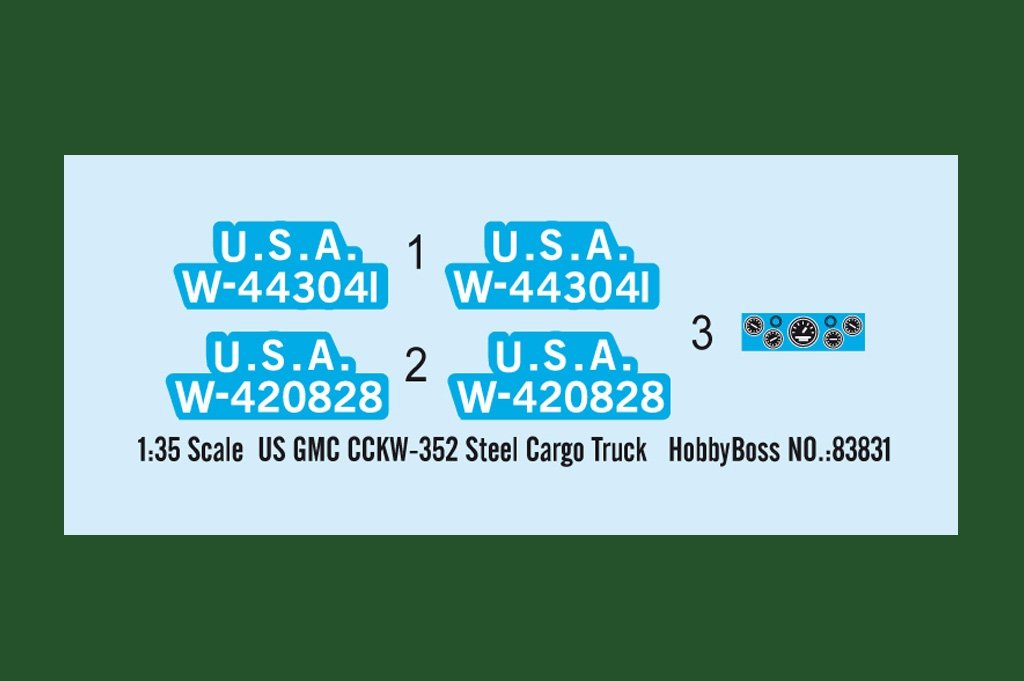 Hobby Boss 83831 US GMC CCKW-352 Steel Cargo Truck 1/35 – Bild 4