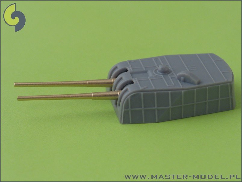 Master SM-350-032 IJN 20cm/50 (8&amp;quot;) 3rd Year Type No. 2 barrels - without blastbags (10pcs) – immagine 2