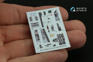 Quinta Studio QD48093 MiG-29 (9-13) 3D-Printed &amp;amp; colored Interior on decal paper (for GWH ) 1/48 – image 9