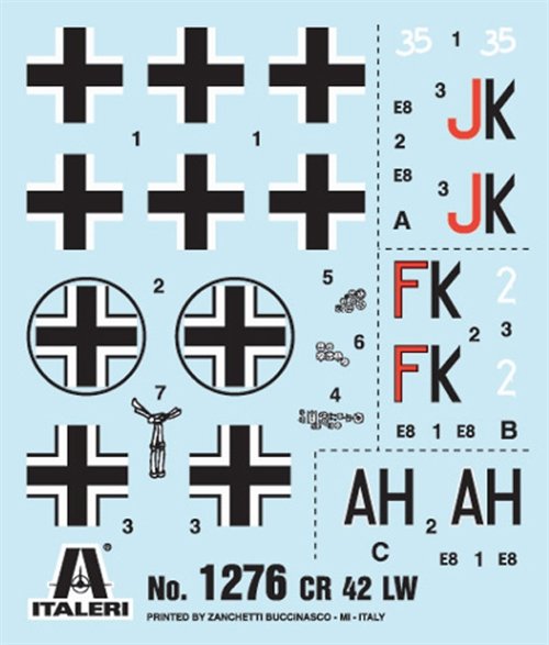 Italeri 1276 CR.42 LW 1/72 – Bild 2