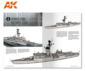 AK Interactive AK098 MODELLING FULL AHEAD 1 / KNOX &amp;amp; BALEARES CLASS EN – image 6