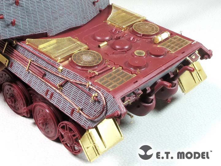 E.T. Model E35-259 WWII German KING TIGER（Henschel Turret）Basic (For MENG Kit) 1/35 – imagen 7