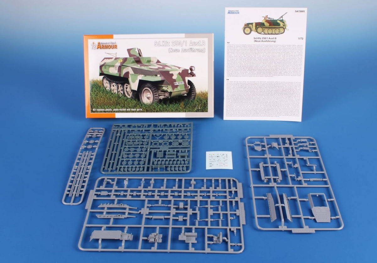 Special Armor 72005 Sd.Kfz 250/1 Ausf.B (Neue Ausfuhrung) 1/72 – image 2