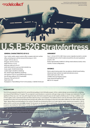 Maquette Modelcollect UA72212 Bombardier stratégique B-52 Stratofortress de l&amp;#39;USAF, nouvelle version, échelle 1/72 – image 5