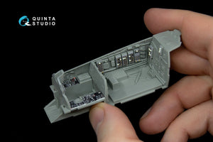 Quinta Studio QD48038 F-15A 3D-Printed &amp;amp; coloured Interior on decal paper (for GWH kit) 1/48 – immagine 2