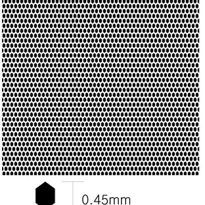 KA Models KA-00006 HEXAGON PATTERN MESH B 0.45mm X 0.3mm – Bild 4