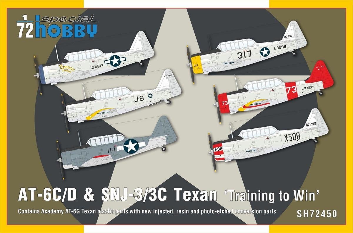 Special Hobby 72450 AT-6C/D &amp; SNJ-3/3C Texan « Entraînement pour la victoire » 1/72