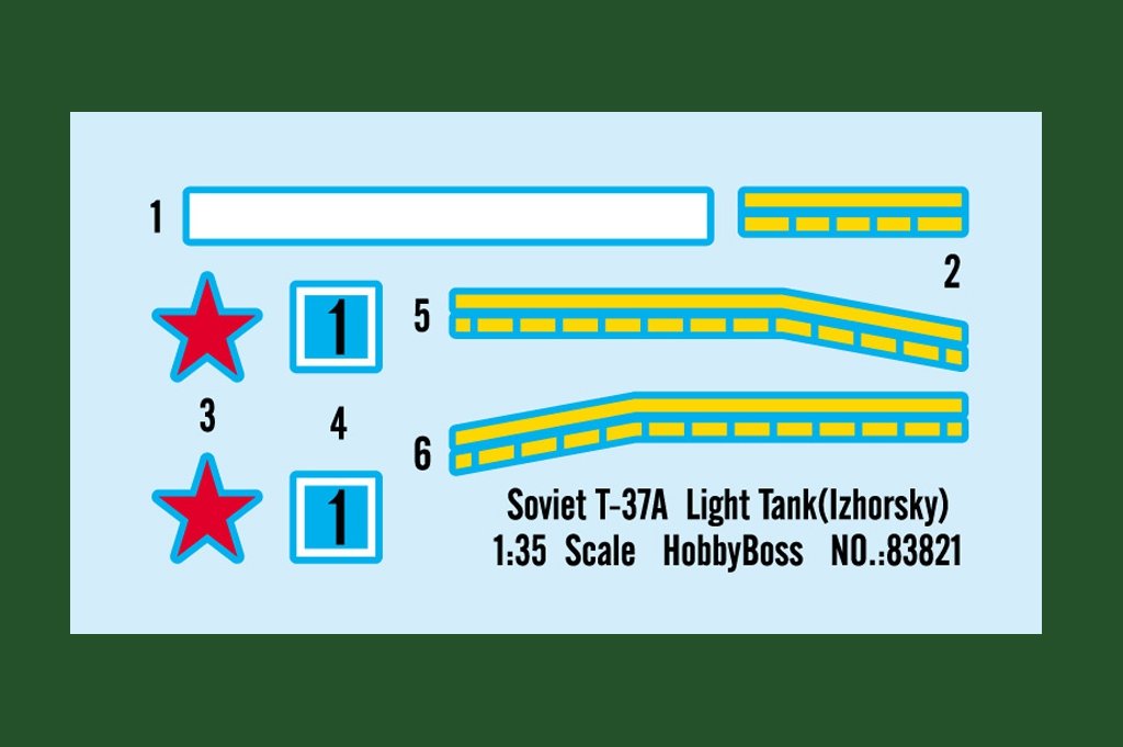 Hobby Boss 83821 Soviet T-37A Light Tank (Izhorsky) 1/35 – Bild 3