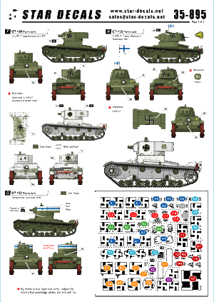 Star Decals 35-895 Finnish tanks in WW2 part 3 1/35 – imagen 2