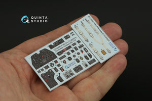 Quinta Studio QD32200 P-38L-5-LO Lightning 3D-Printed &amp;amp; coloured Interior on decal paper (Trumpeter/Hobbycraft) 1/32 – imagen 8