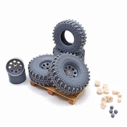 Yamamoto YMPRIM20 Extreme Off-Road Tyres And Rims 15&amp;quot; Pro Kit 1/24 – Bild 2