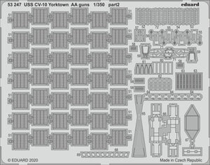 Eduard 53247 USS CV-10 Yorktown AA guns 1/350 TRUMPETER – Bild 2