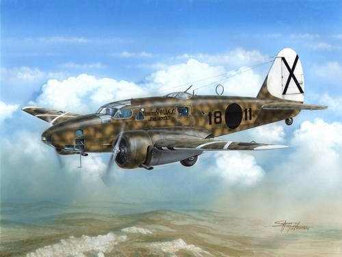 Azur A106 Caproni Ca.310 Italian &amp;amp; Spanish 1/72