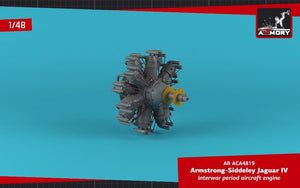Armory Models ACA4819 A.S. Jaguar-IV aircraft engine 1/48