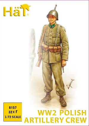 Hat 8157 WW2 Polish Artillery Crew 1/72