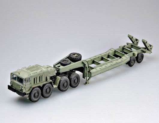 Trumpeter 00211 MAZ-537G intermediate type with MAZ/ChMZAP 5247G semi-trailer 1/35 – zdjęcie 3