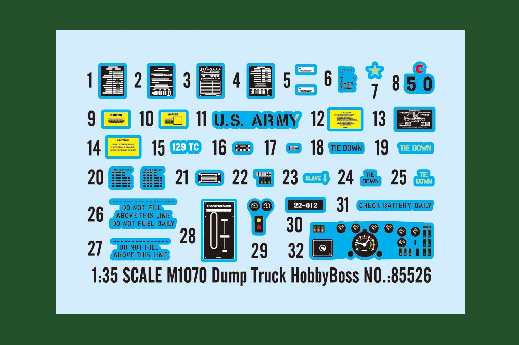 Hobby Boss 85526 M1070 Dump Truck 1/35 – Bild 3