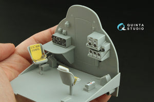 Quinta Studio QD32234 Boeing B-17E/F Radio operator&amp;#39;s compartment. 3D-Printed coloured Interior on decal paper (HK models) 1/32 – Bild 10