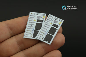 Quinta Studio QD48418 F-16D block 30 3D-Printed &amp;amp; coloured Interior on decal paper (Kinetic 2022 tool) 1/48 – Bild 7