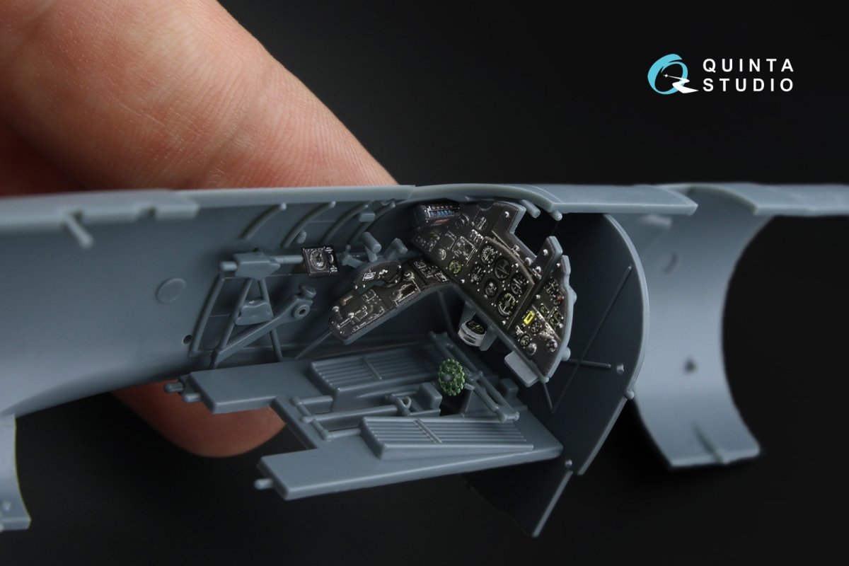 Quinta Studio QD48190 Tempest Mk.II 3D-Printed &amp;amp; coloured Interior on decal paper (Eduard) 1/48 – zdjęcie 2