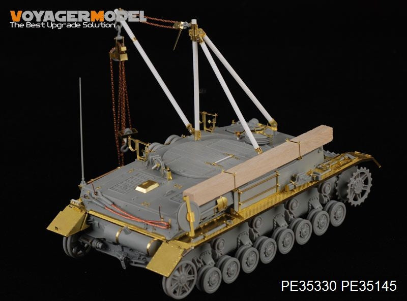 Maquette Voyager PE35330 Bergepanzer IV Ausf J allemand de la Seconde Guerre mondiale pour DRAGON 6438 au 1/35  – image 4
