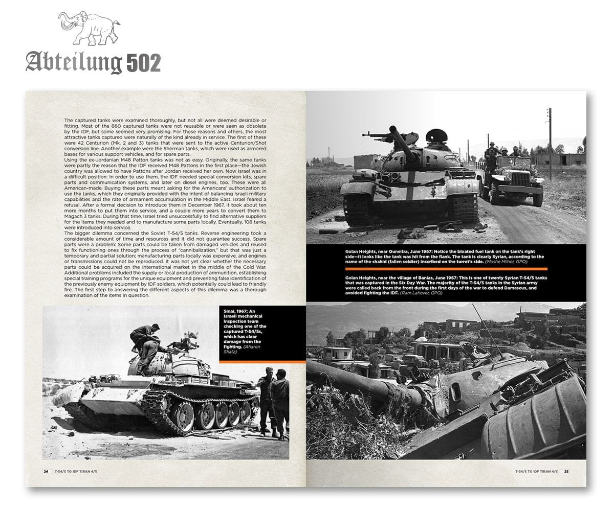 502 Abteilung ABT607 T-54/5 TO IDF TIRAN 4/5 THE BIRTH OF A BASTARD TANK – imagen 2