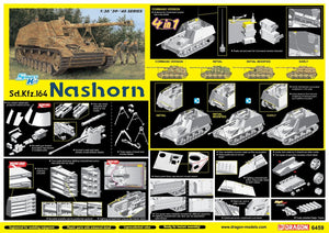 Dragon 6459 Sd.Kfz.164 Nashorn (4 in 1) 1/35 – immagine 2