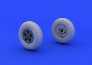 Eduard 648119 Spitfire wheels - 5 spoke, smooth tire 1/48 (EDUARD) – zdjęcie 2