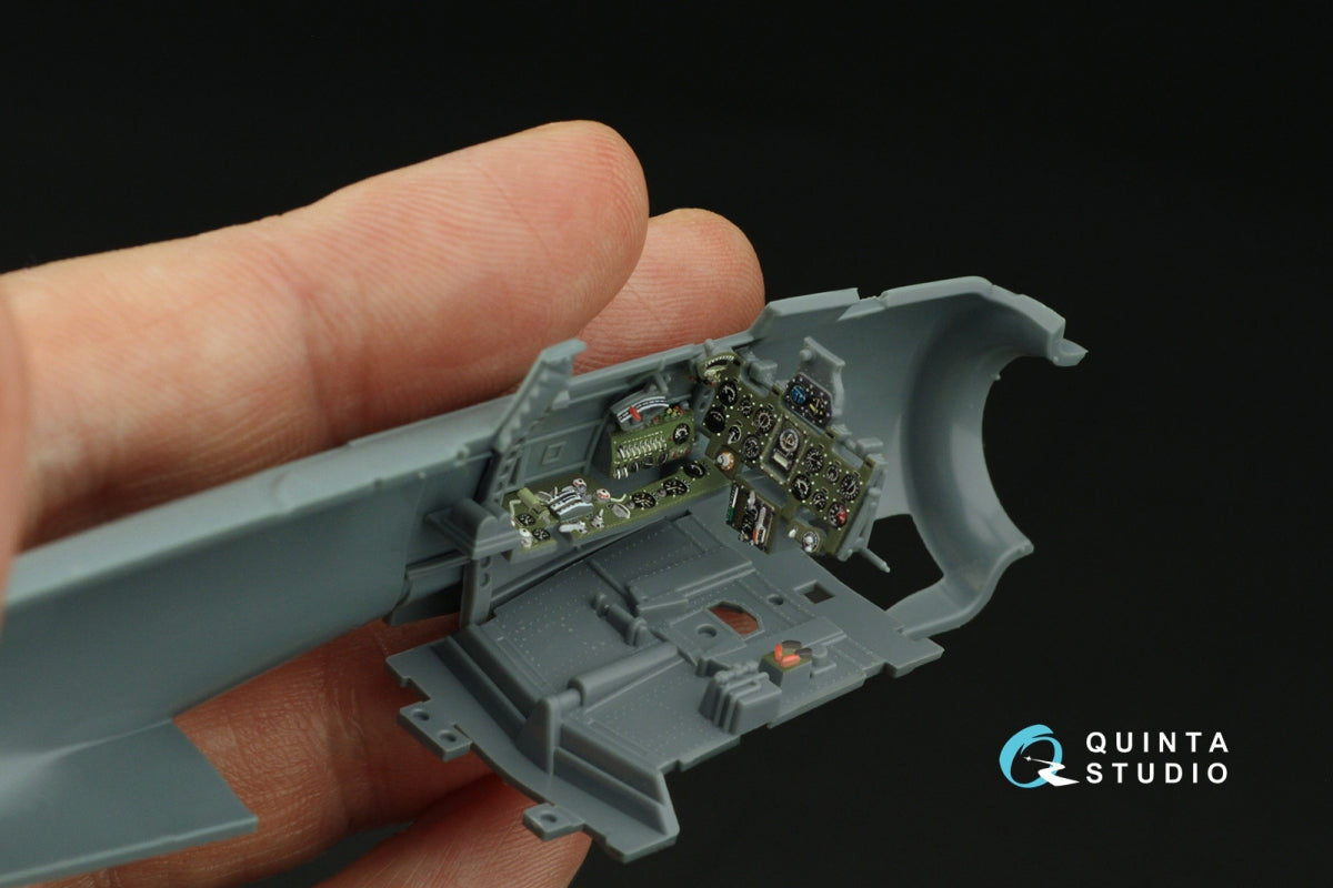 Quinta Studio QD48493 A6M2 Zero Nakajima Production 3D-Printed coloured Interior on decal paper (Eduard) 1/48 – Bild 8