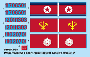 Trumpeter 01058 DPRK Hwasong 5 short-range tactical ballistic missile 1/35 – zdjęcie 22