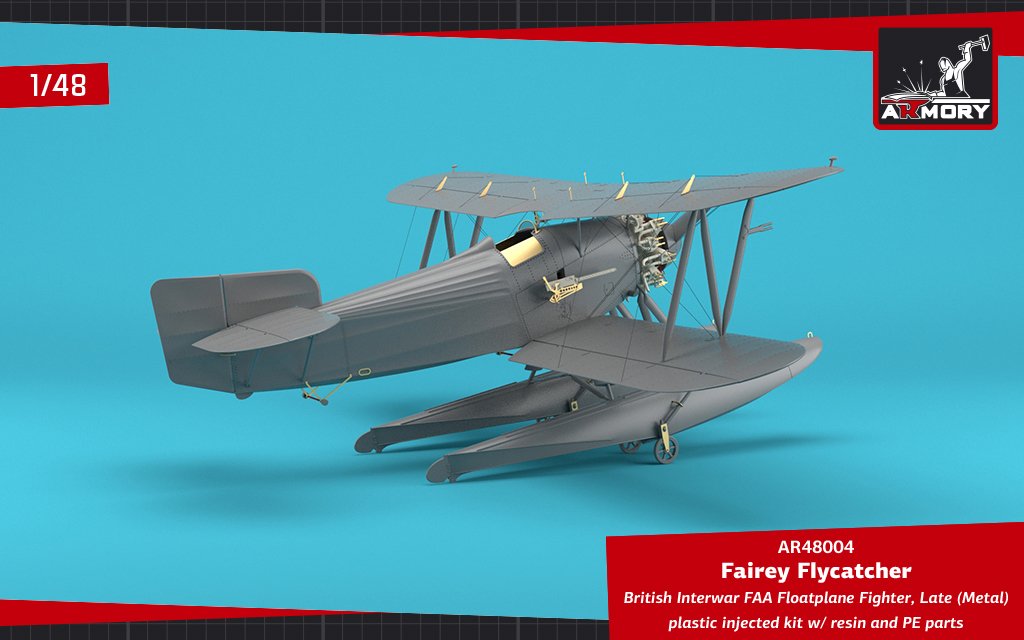 Armory Models 48004 Fairey Flycatcher British Interwar FAA Floatplane Fighter, Late (Metal) 1/48 – image 18