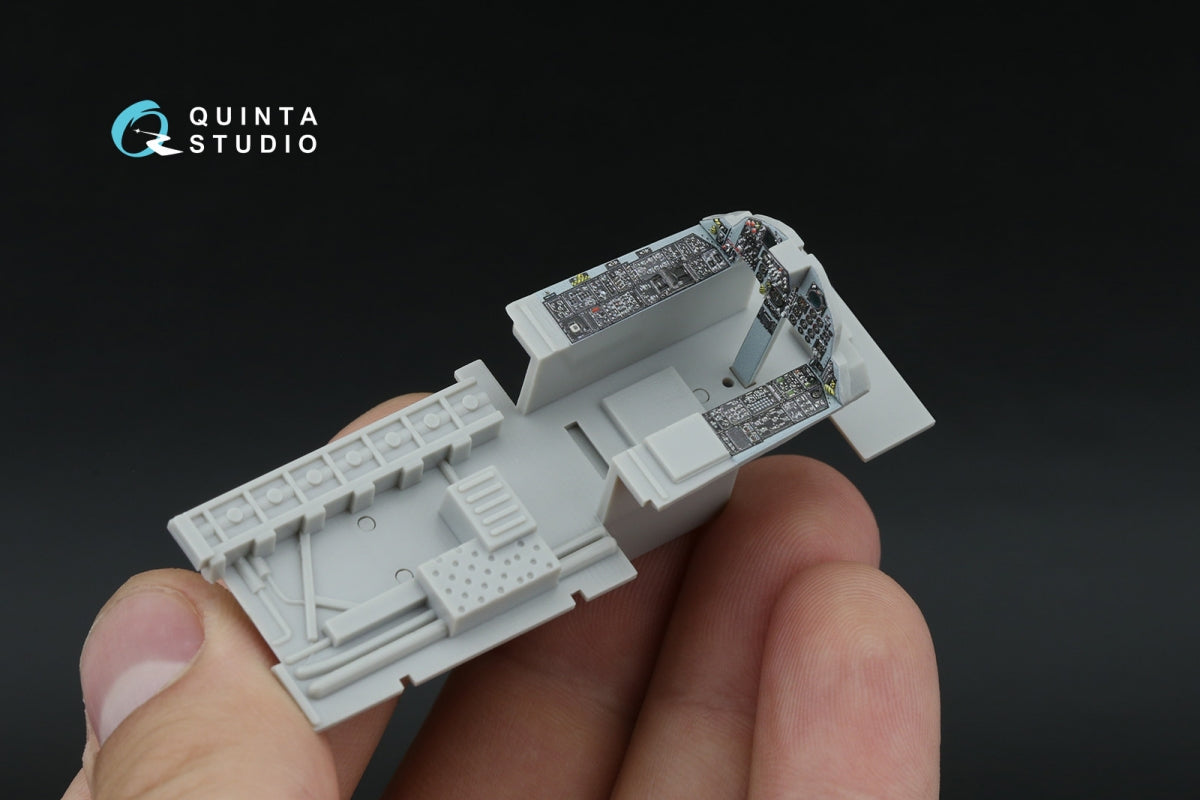 Quinta Studio QDS-48597 F-15A/F-15C Early/F-15J Early 3D-Printed &amp;amp; colored Interior on decal paper (Hasegawa) (Small version) 1/48 – image 6