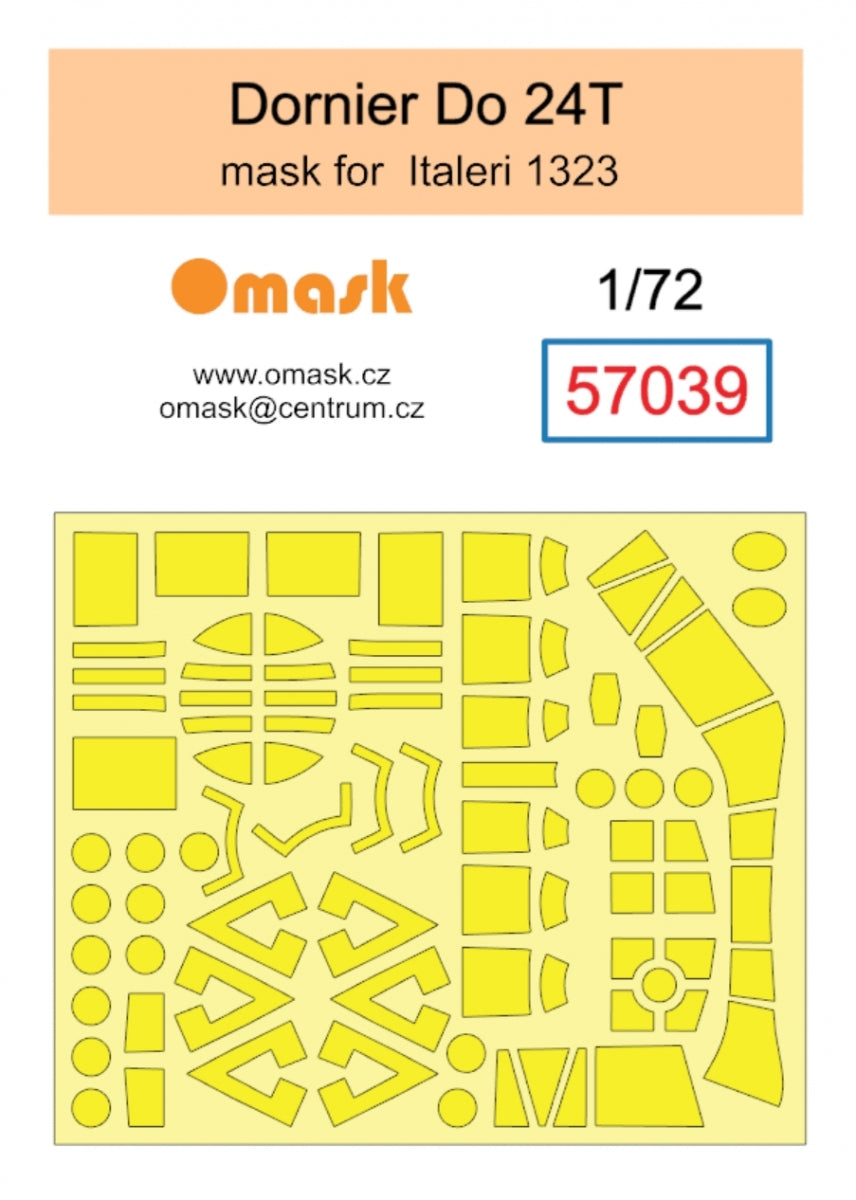 Omask 57039 Dornier Do 24 T mask (for Italeri 1323) 1/72