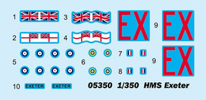 Trumpeter 05350 HMS Exeter 1/350 – image 3