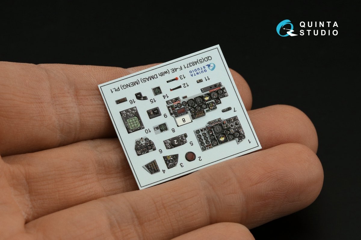 Quinta Studio QD+48371 F-4E with DMAS 3D-Printed &amp;amp; coloured Interior on decal paper (Meng) (with 3D-printed resin parts) 1/48 – Bild 4